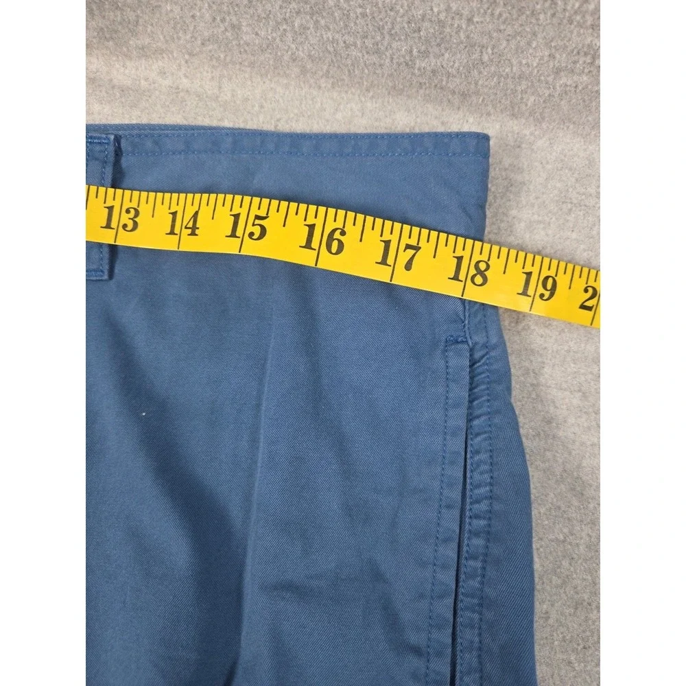 Banana Republic‎ Vintage 2001 Chino Pants 36x30 Royal Blue Wide Leg Button Fly